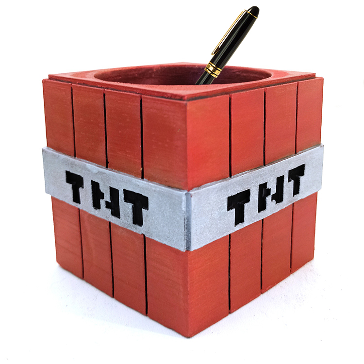 Polyester Minecraft Tnt Kalemlik 230