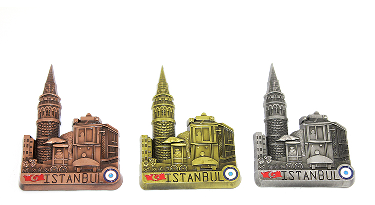 Metal İstanbul Temalı Yöresel Magnet 2Alk78