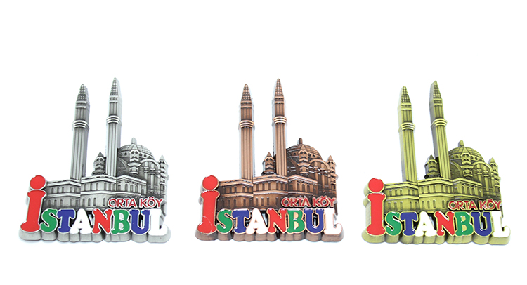 Metal İstanbul Temalı Yöresel Magnet 2Alk80