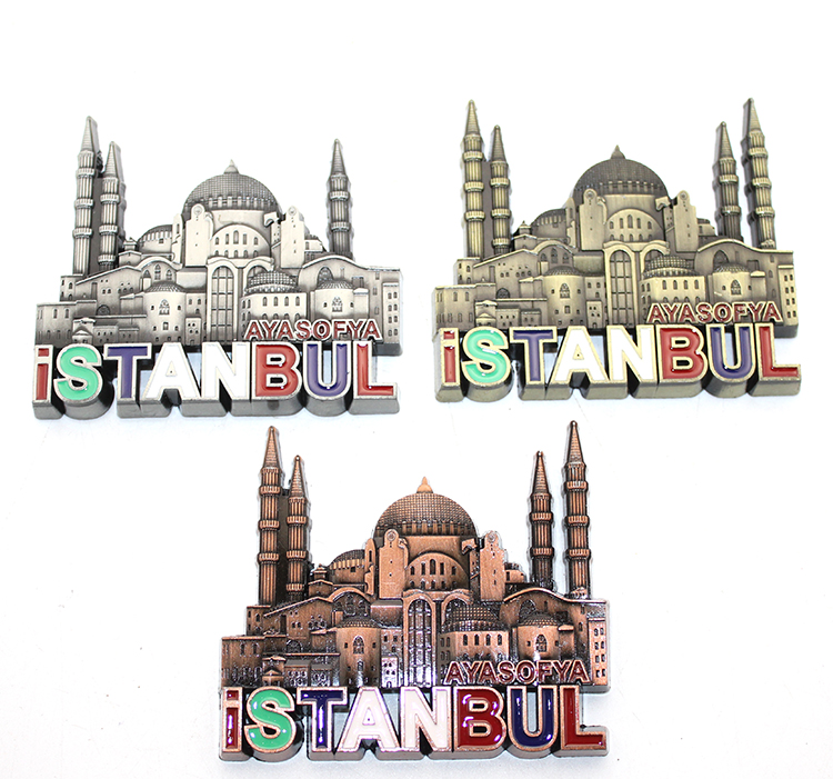 İstanbul Temalı Metal Magnet Alk3342