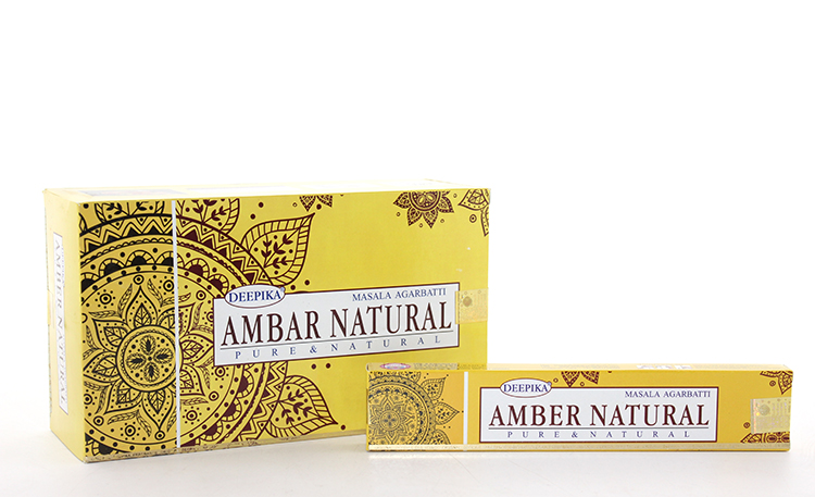 Deepıka Amber Natural Aromalı Çubuk Tütsü 15 Gr