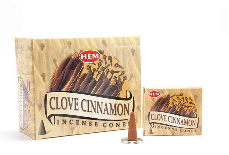 Clove Cinnamon Aromalı Konik Tütsü