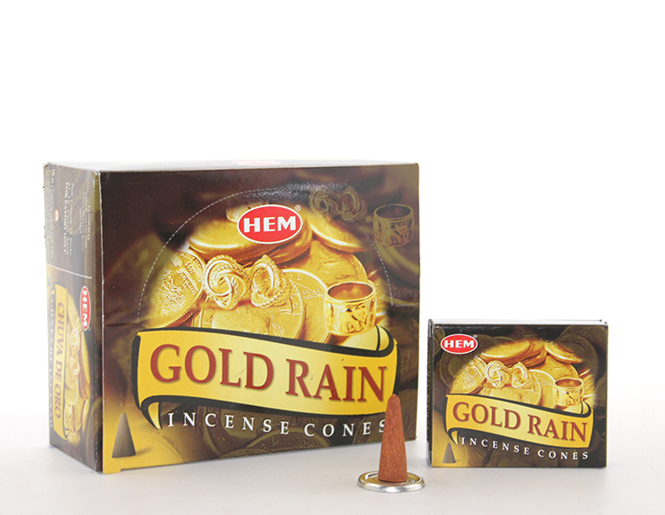 Gold Rain Aromalı Konik Tütsü