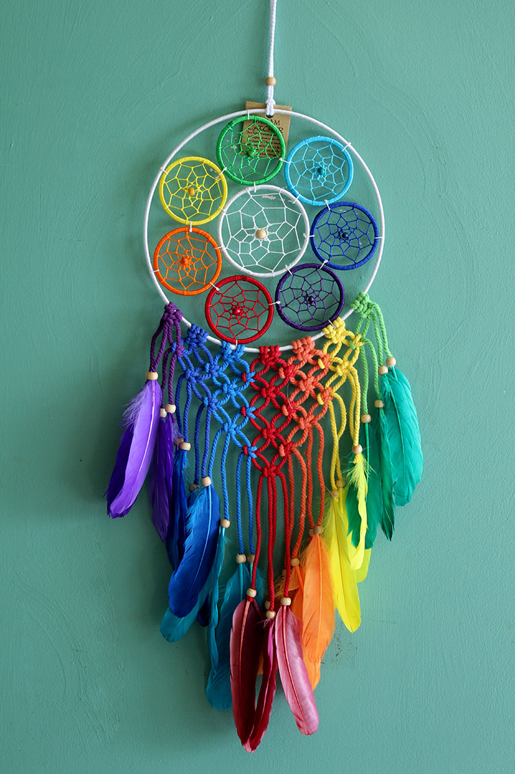 Rüya Kapanı Düş Kapanı Dream Catcher 7 Chakra Roshıta-107