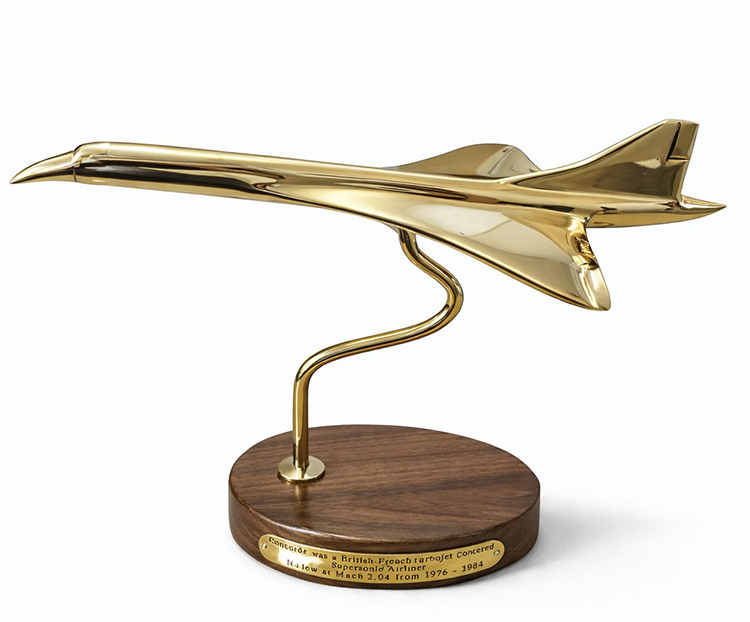 Concorde Pirinç Uçak 12249N