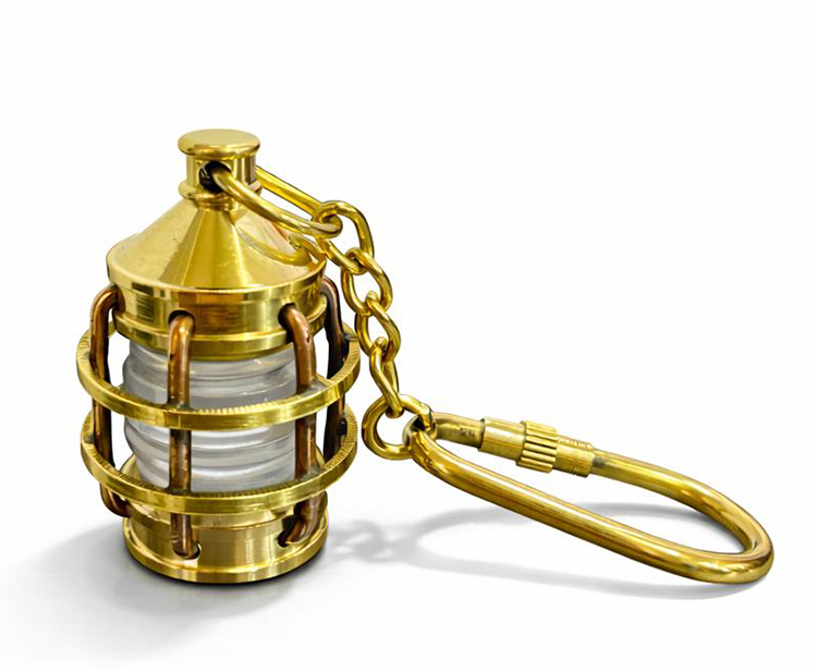 Pirinç Anahtarlık Gemi Lambası 2098B