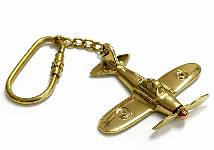 Pirinç Uçak Anahtarlık 3522A