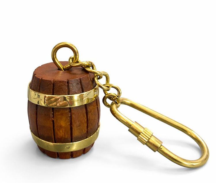 Pirinç Fıçı Anahtarlık 3790C