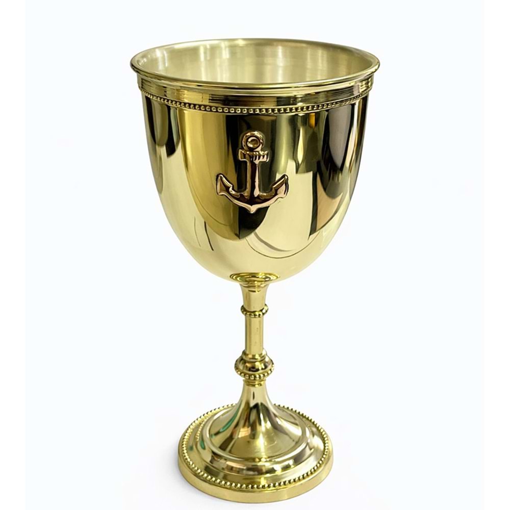 Çapalı Pirinç Kadeh Bardak 11016