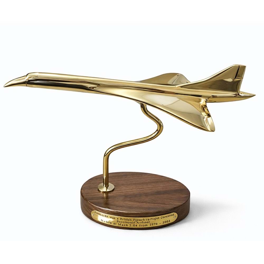 Concorde Pirinç Uçak 12249N
