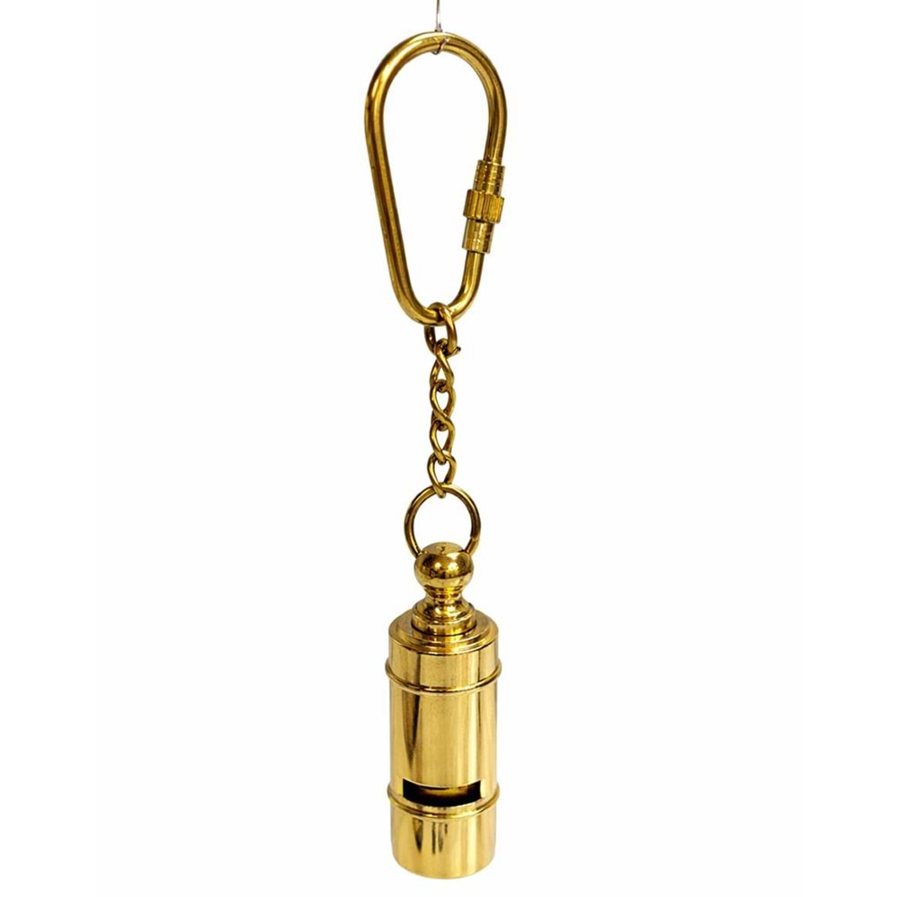 Pirinç Düdük Anahtarlık 15134A