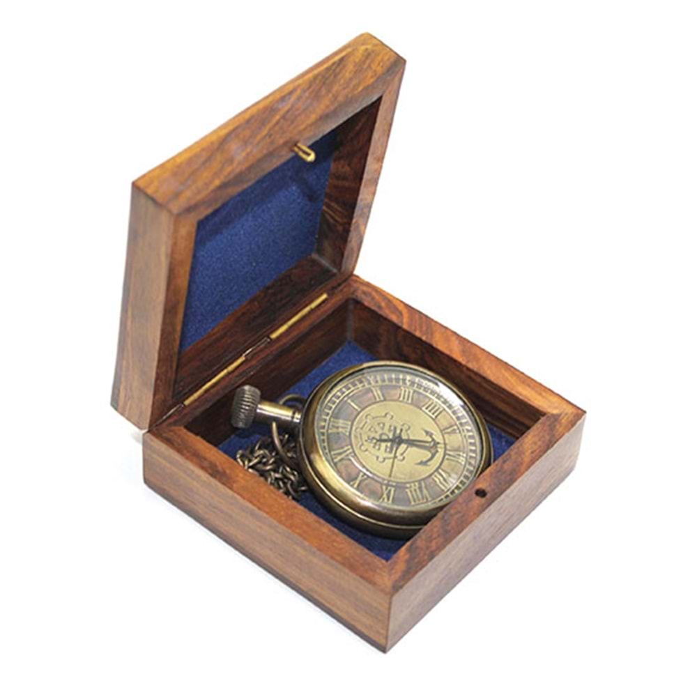 Kutulu Pirinç Köstekli Saat 15491