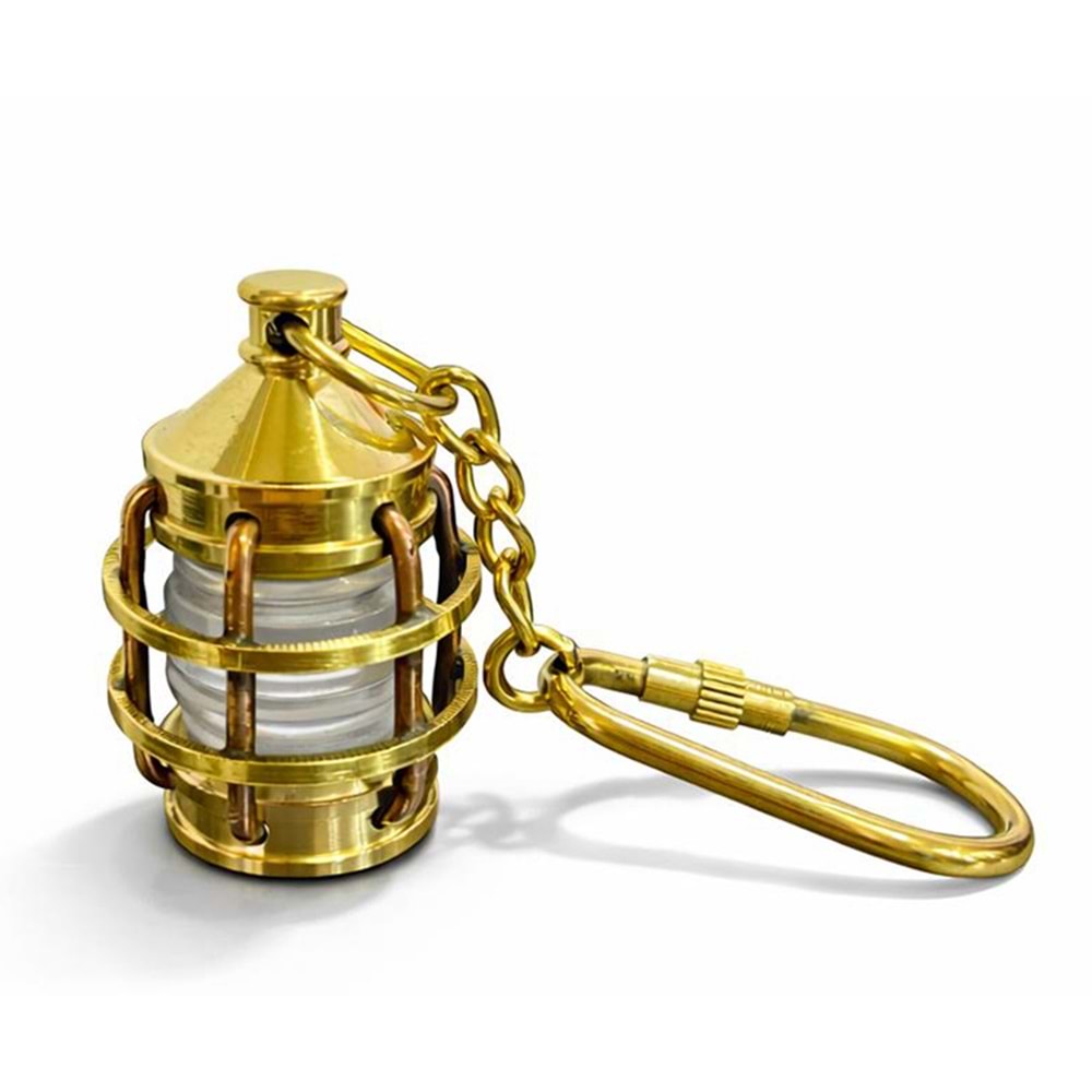 Pirinç Anahtarlık Gemi Lambası 2098B