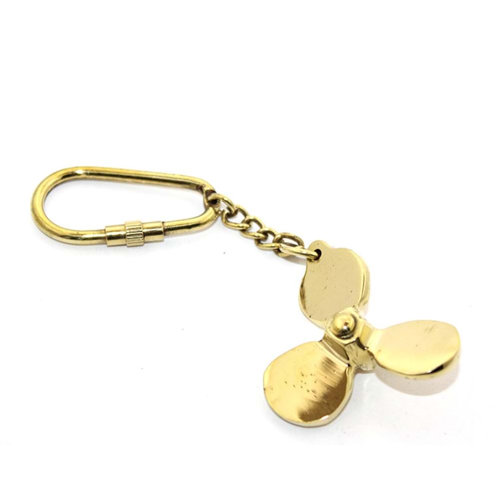 Pirinç Pervane Tasarımlı Anahtarlık 2100D