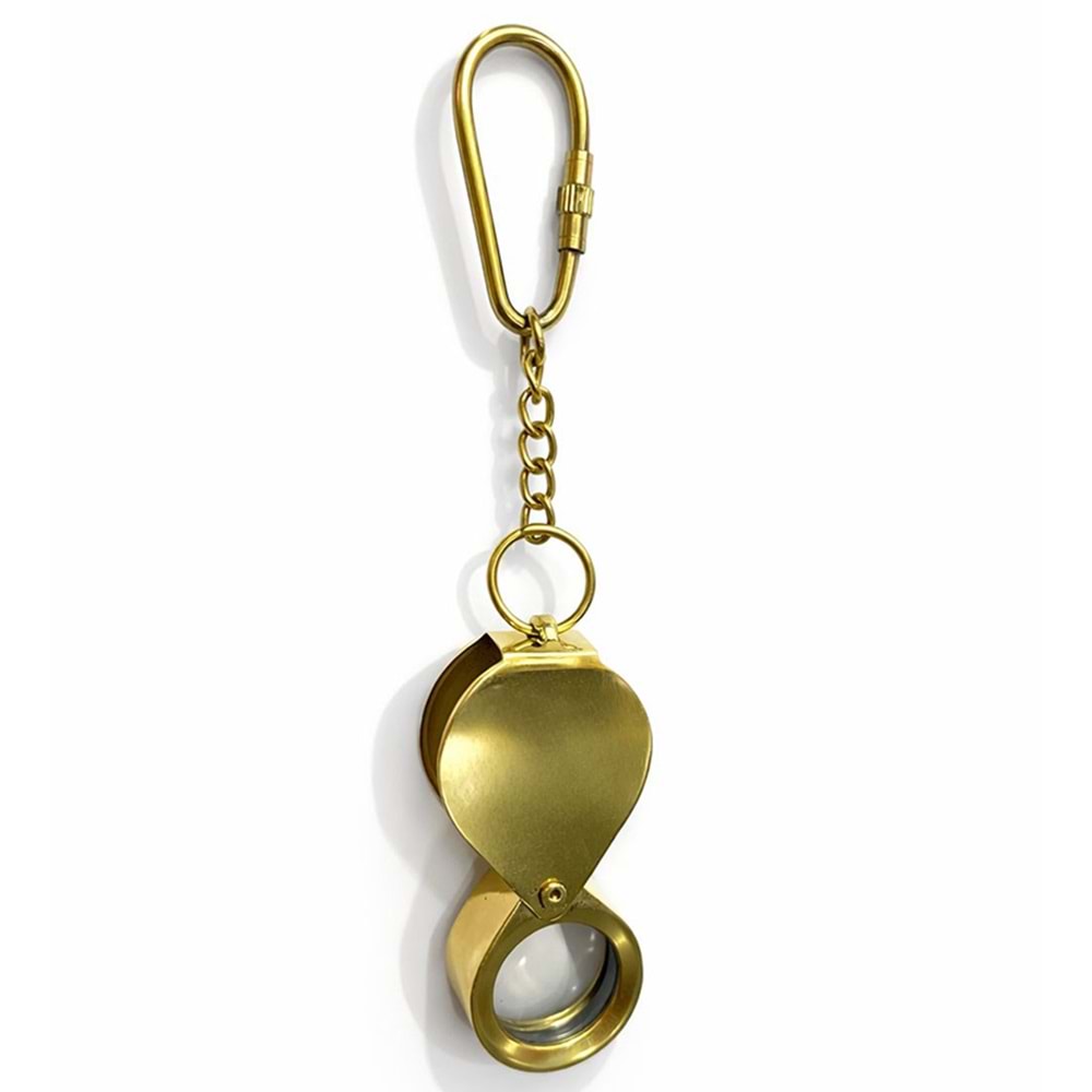 Pirinç Büyüteç Anahtarlık 3808C