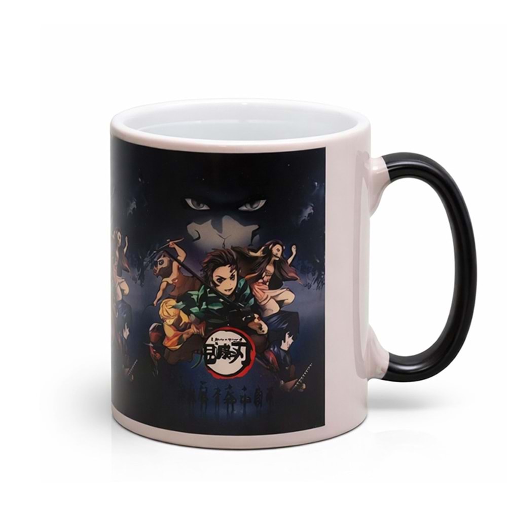Porselen Renk Değiştiren Demon Slayer Kupa Bardak AAlk380