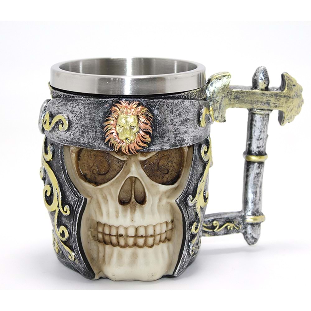 Şövalye Tasarım İçi Paslanmaz Çelik Kupa Bardak Alk4366