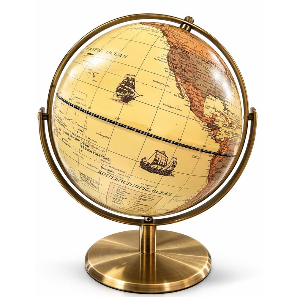 Dekoratif Masa Üstü Dünya Küre Alk5258