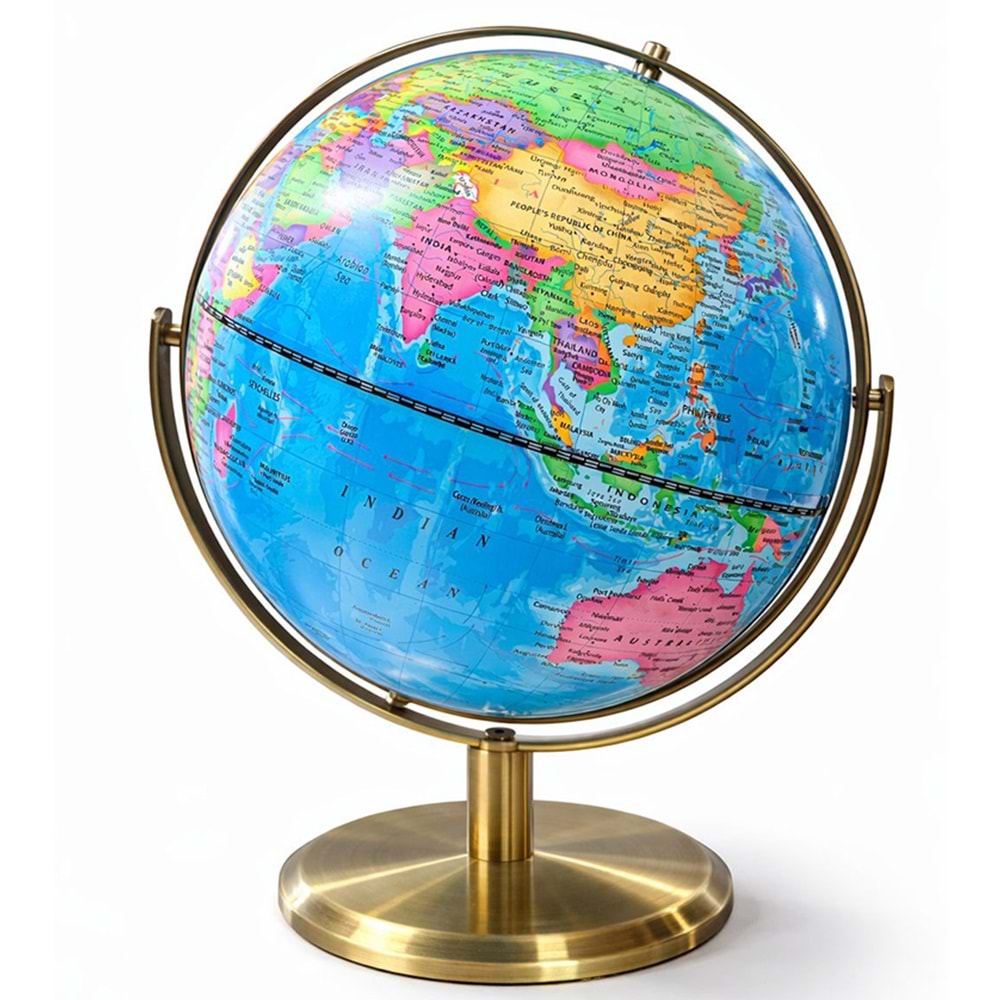 Dekoratif Masa Üstü Dünya Küre Alk5259