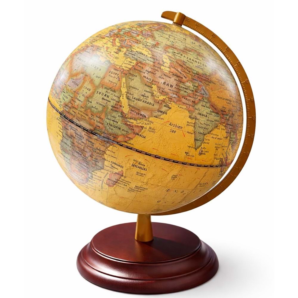 Dekoratif Işıklı Masa Üstü Dünya Küre Alk5261