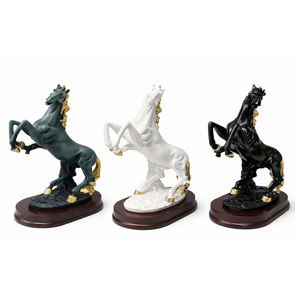 Polyester Şahlanmış At Figürü Alk1625