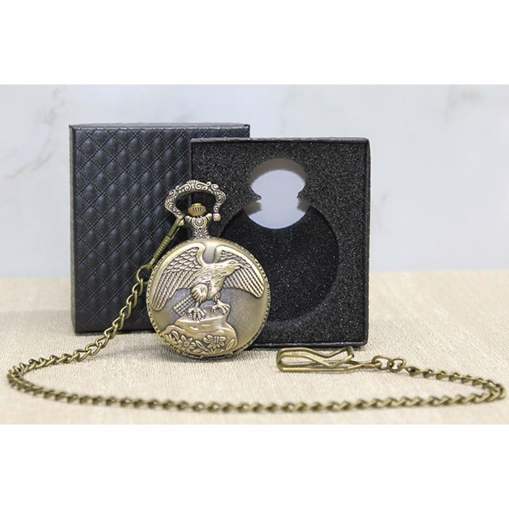 Özel Kutulu Kartal'lı Köstekli Saat Alk2616