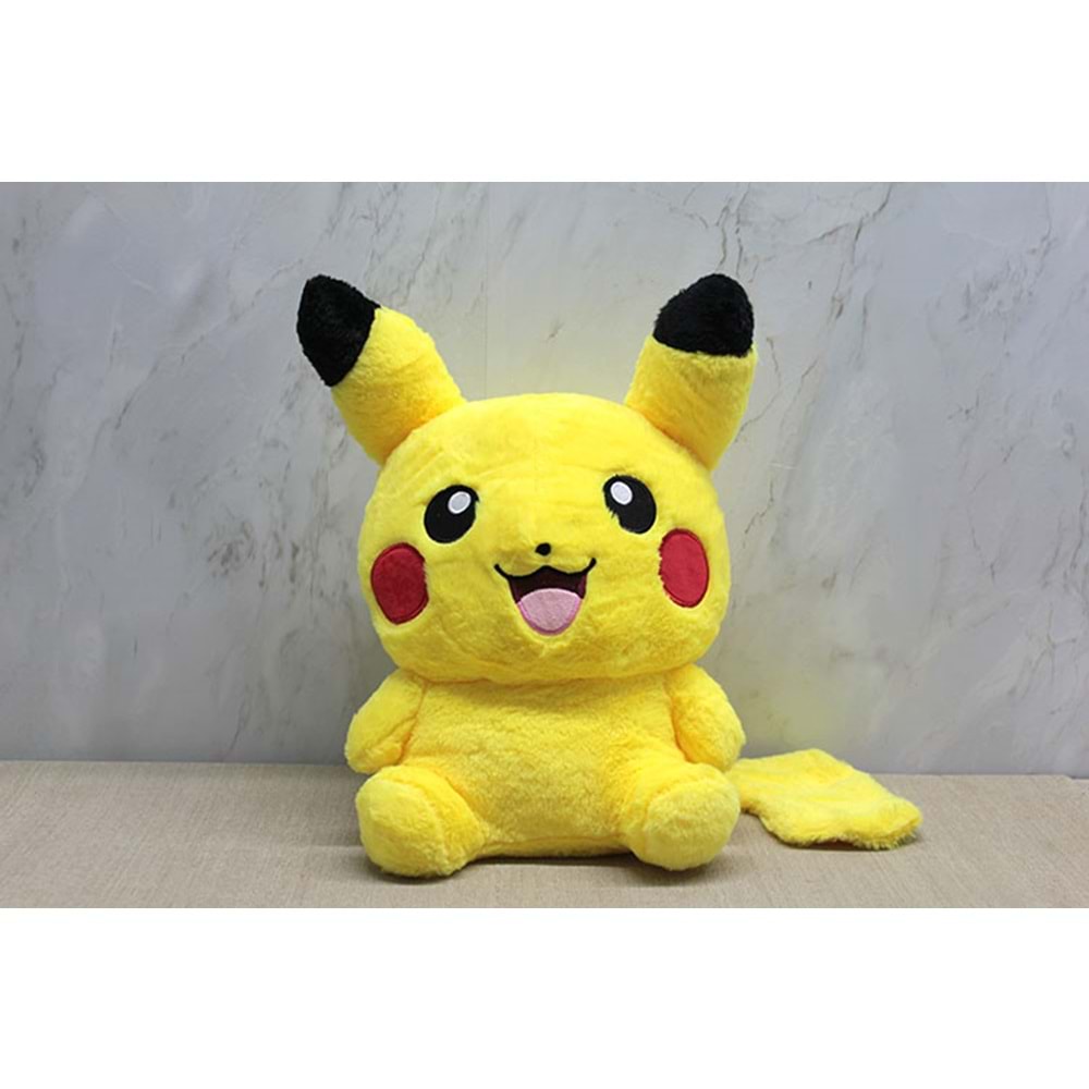 Sevimli Peluş Pikachu Sırt Çantası Alk3004