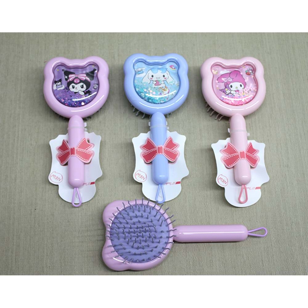 Kuromi,My Melody,Cinnamon Saç Tarağı Alk3083