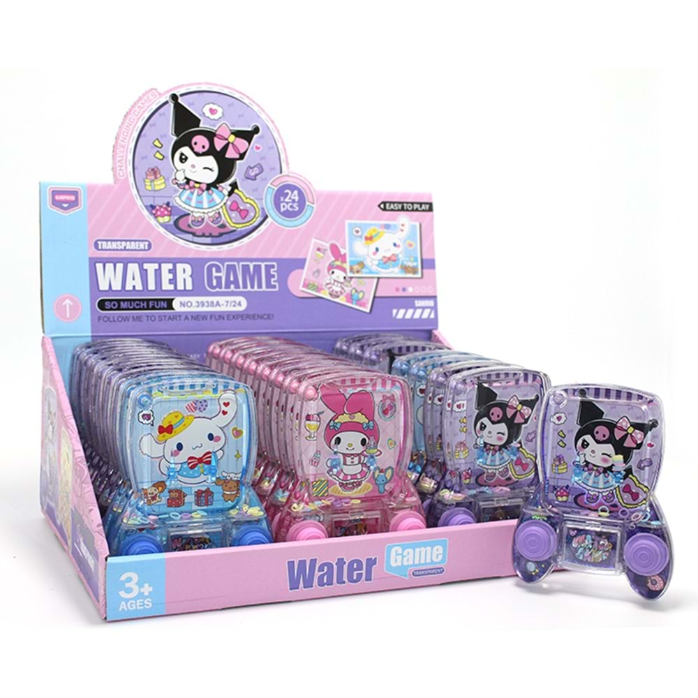Kuromi,Cinnamoroll ve My Melody Baskılı Sulu Oyun Alk3999