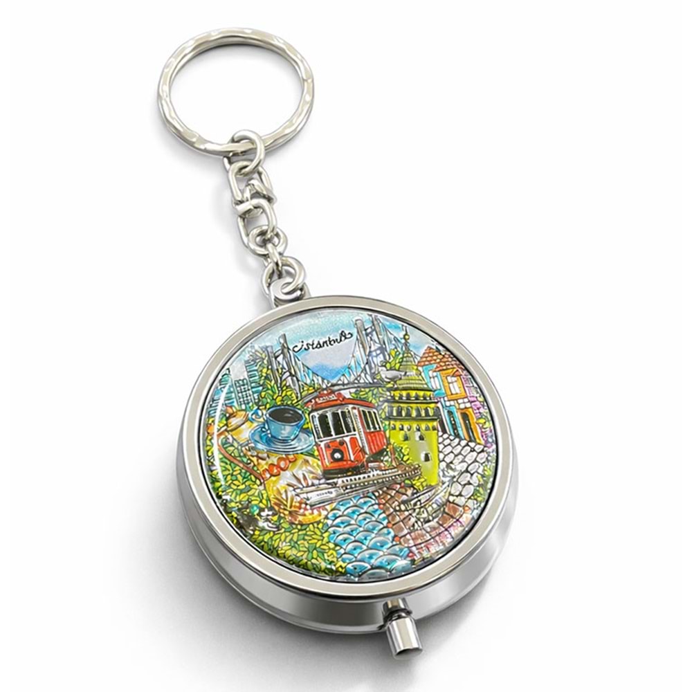 İstanbul Temalı Küllük Anahtarlık Alk4051