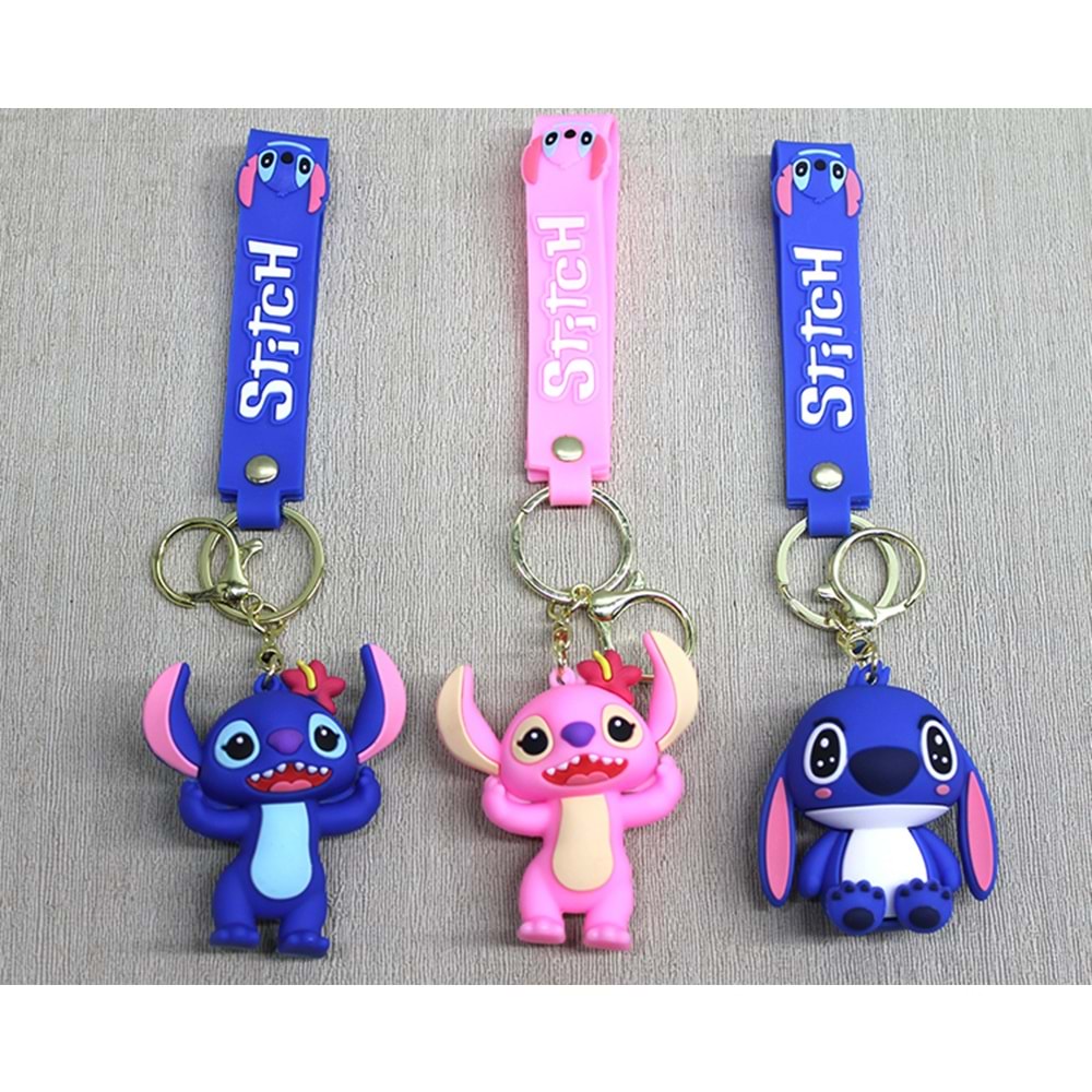 Stitch Silikon Anahtarlık Alk4266