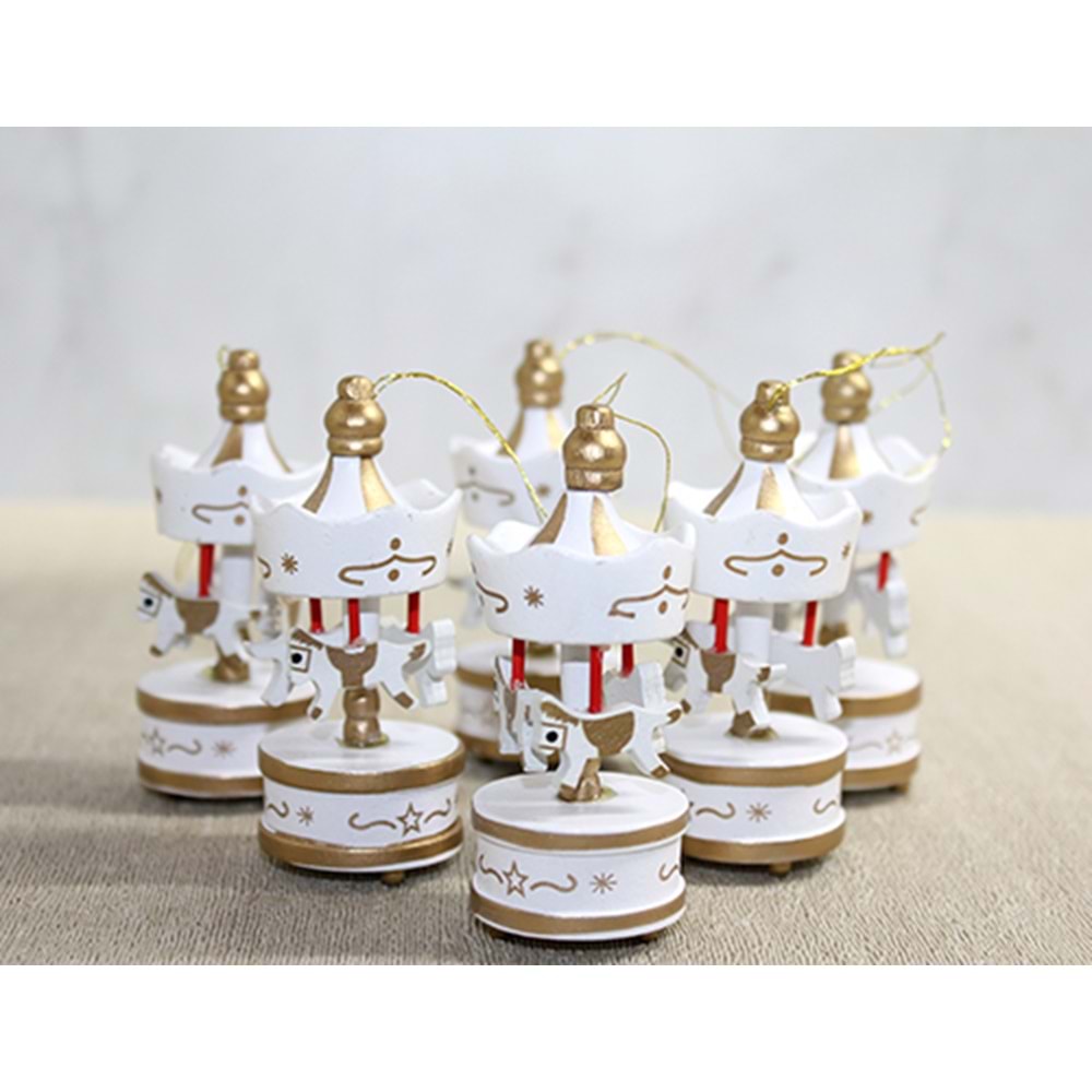 Ahşap 6'Lı Dekoratif Atlı Karınca Alk4393