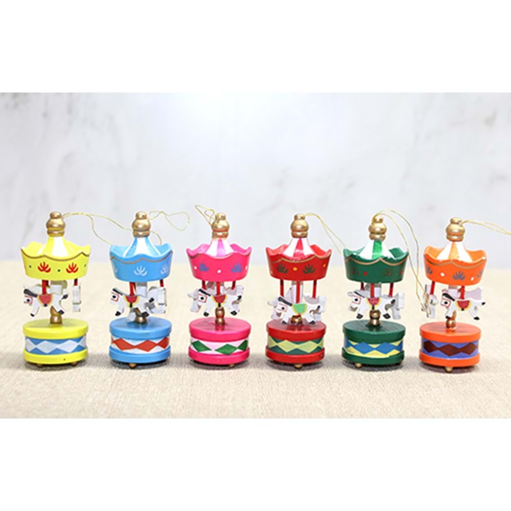 Ahşap 6'Lı Dekoratif Atlı Karınca Alk4394