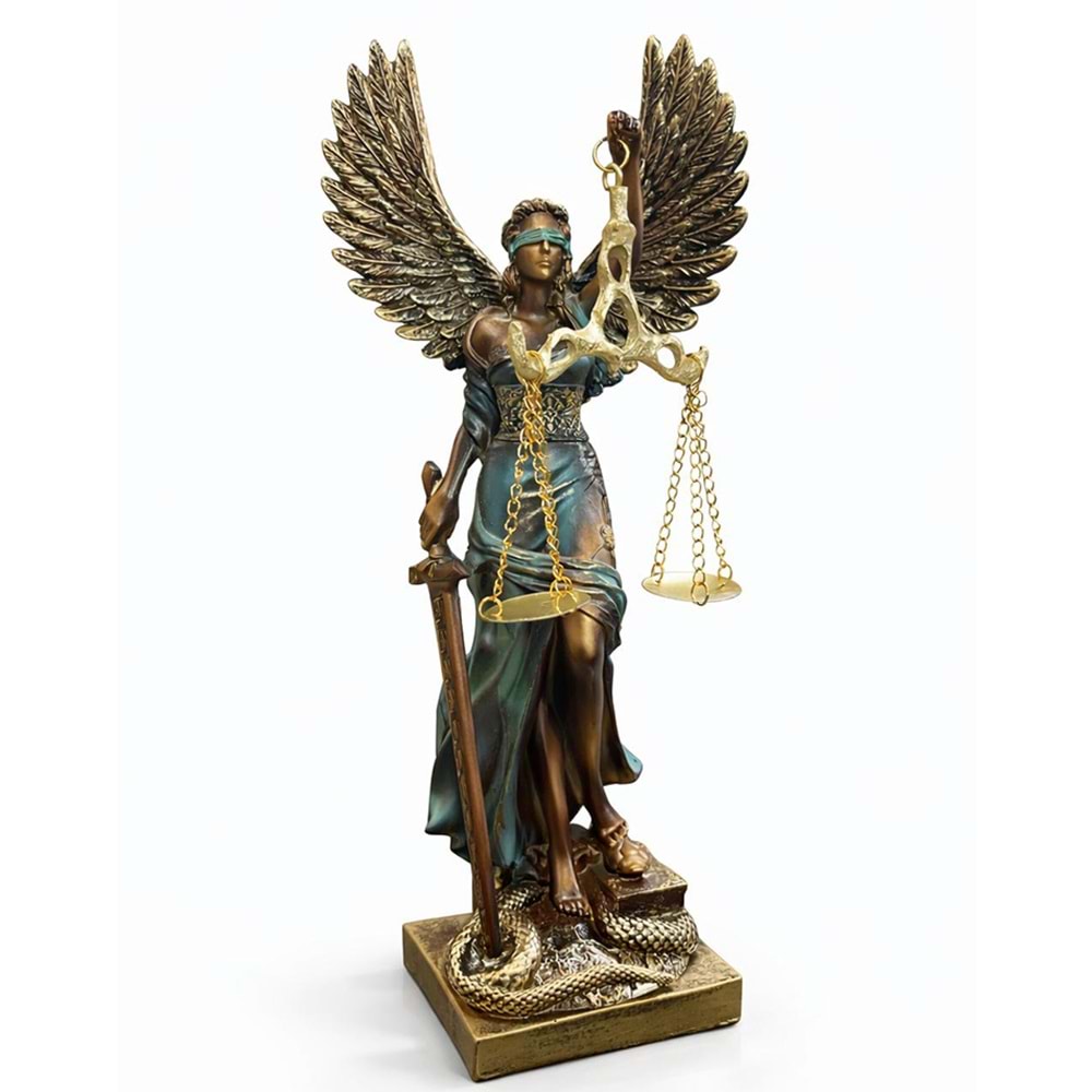 Polyester Kanatlı Adalet Biblosu Alk4418