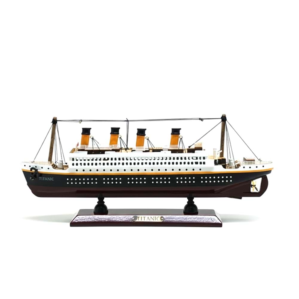 Özel Tasarım Ahşap Işıklı Titanik Gemi Alk4613