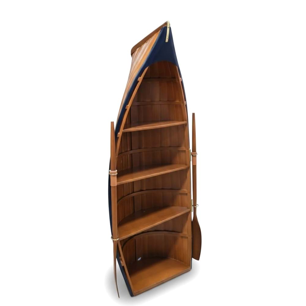 Özel Tasarım Ahşap Kayık Raf Alk4620