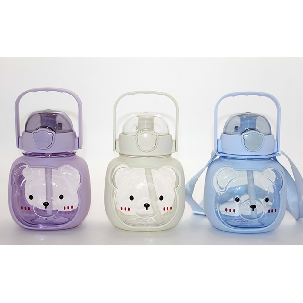 Sevimli Ayıcık Tasarımı Matara Suluk Alk4647