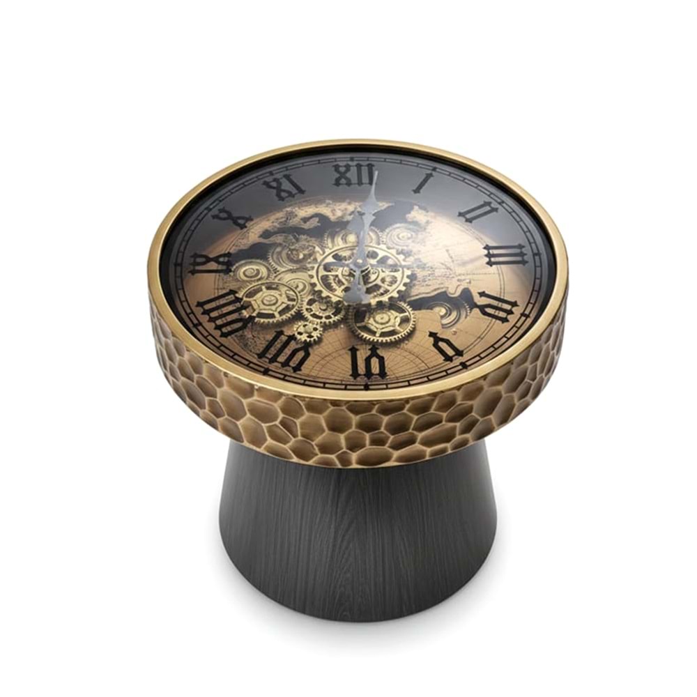 Metal Çarklı Sehpa Saat Alk4842