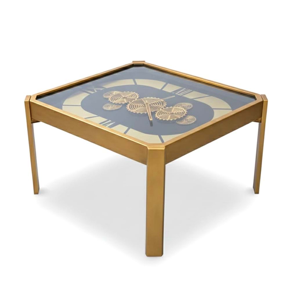 Metal Çarklı Sehpa Saat Alk4856