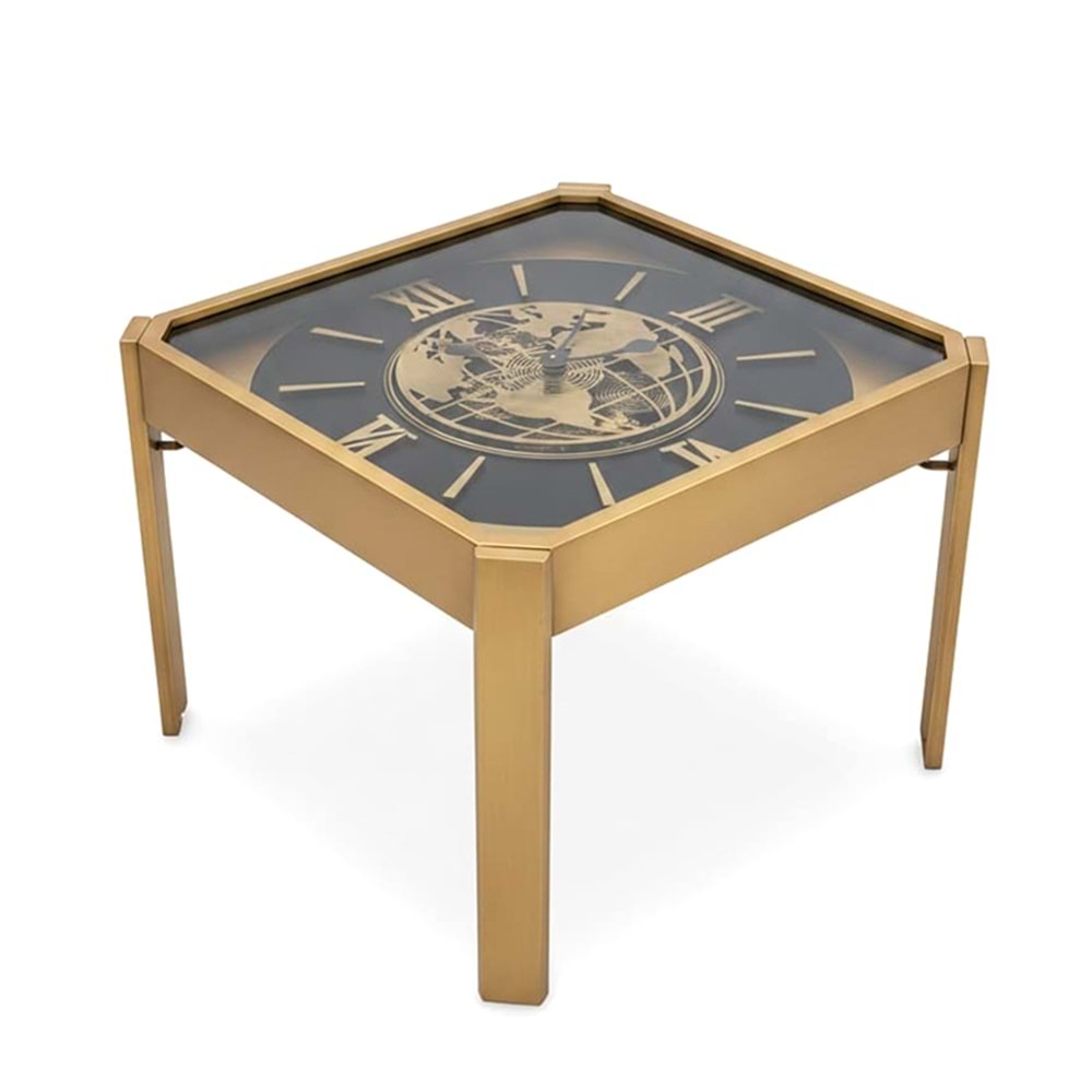 Metal Çarklı Sehpa Saat Alk4868