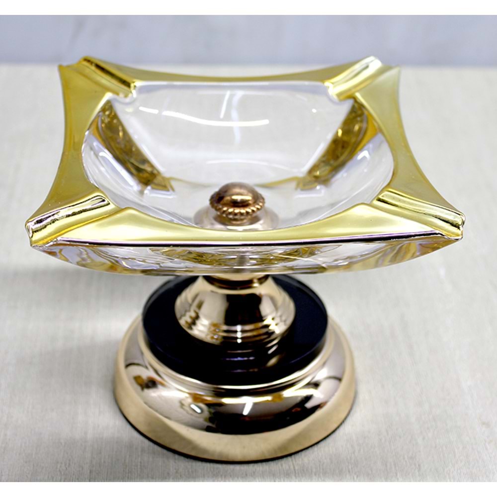 Metal Ayaklı Cam Küllük Alk4879