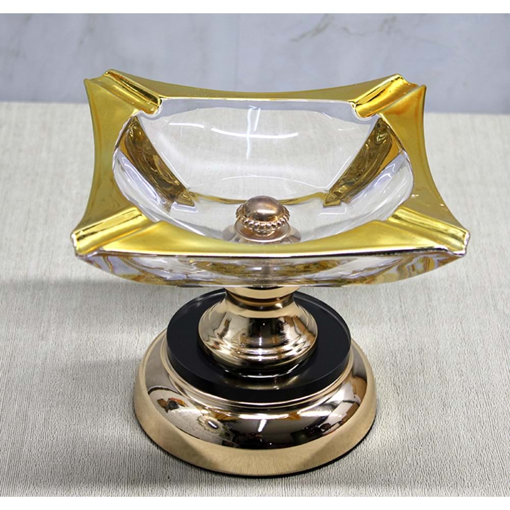 Metal Ayaklı Cam Küllük Alk4881