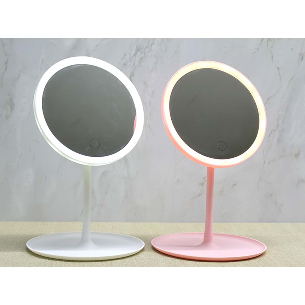 Yuvarlak Ledli Makyaj Aynası Alk4909