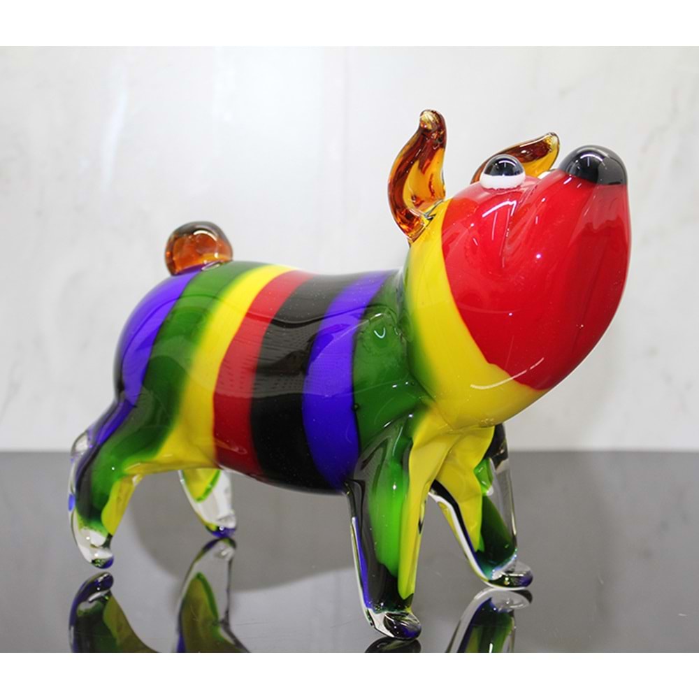 Murano Cam Köpek Figürü Alk5232