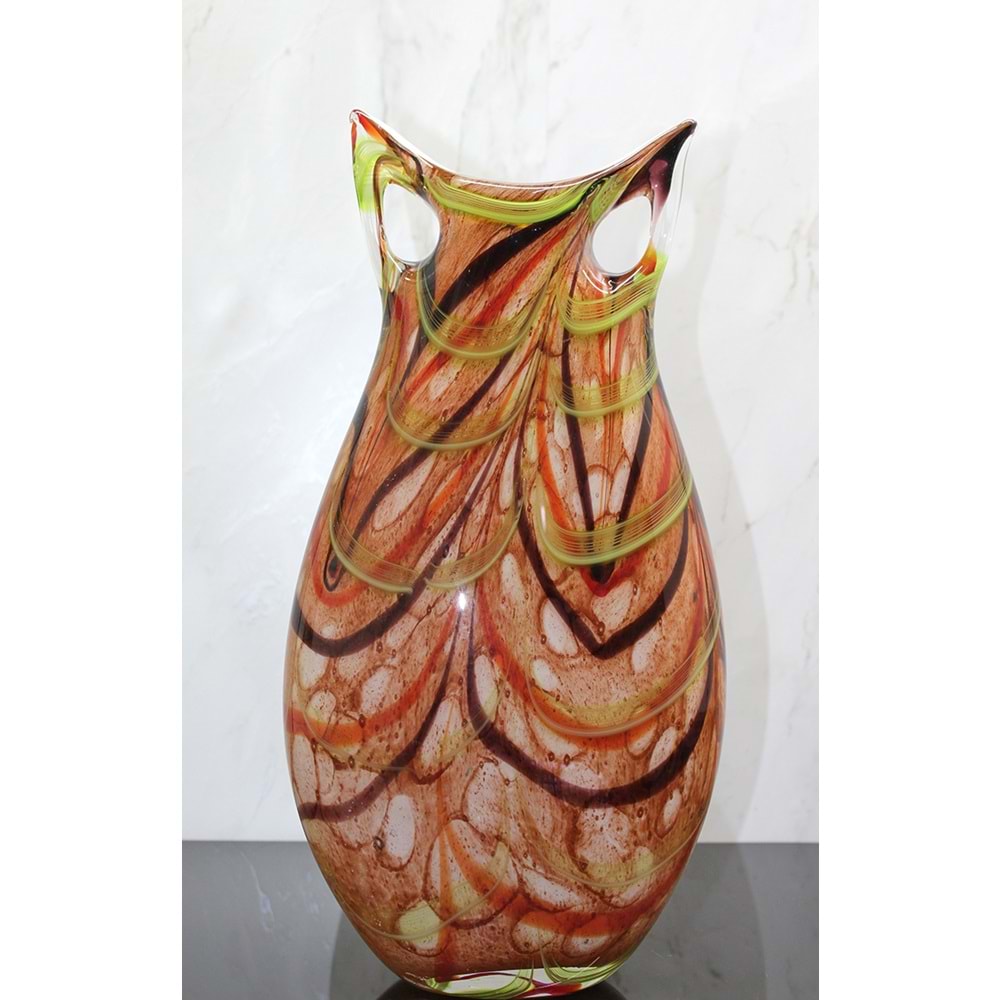 Murano Cam Tasarım Vazo Alk5239