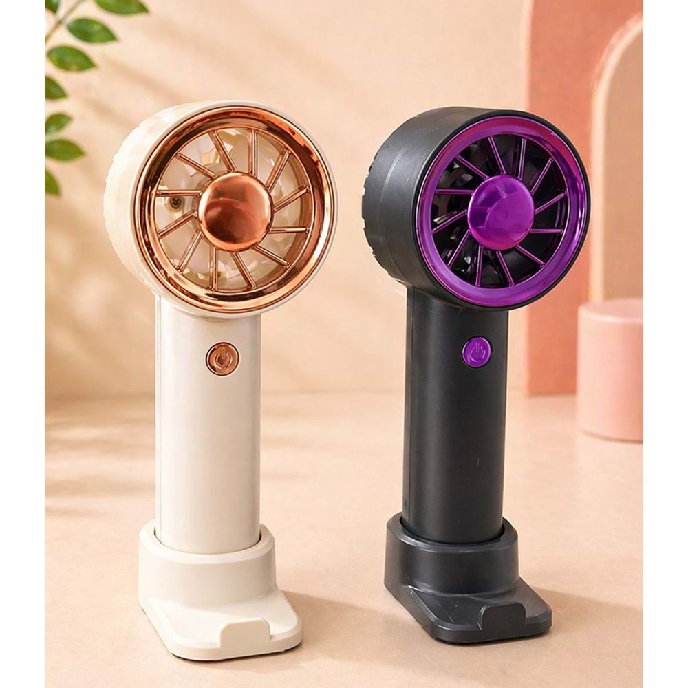 Mini Şarjlı El Fanı 3 Kademeli Alk5662