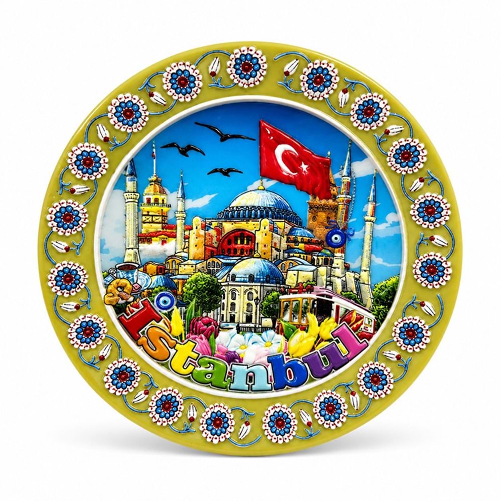 İstanbul Temalı Seramik Magnet Alk5852