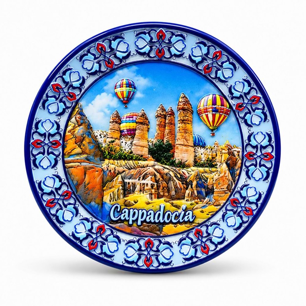 Kapadokya Temalı Seramik Magnet Alk5856