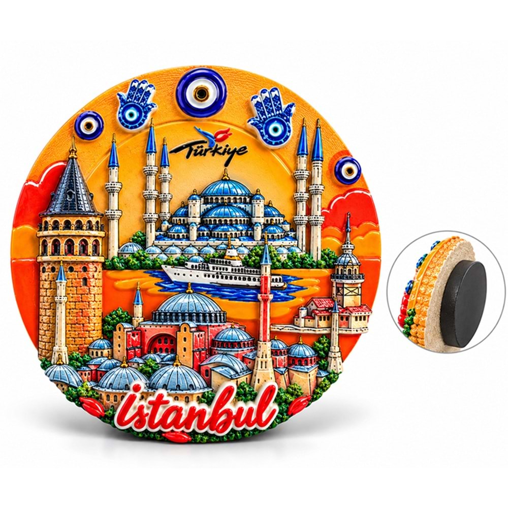 İstanbul Temalı Polyester Magnet Alk5861