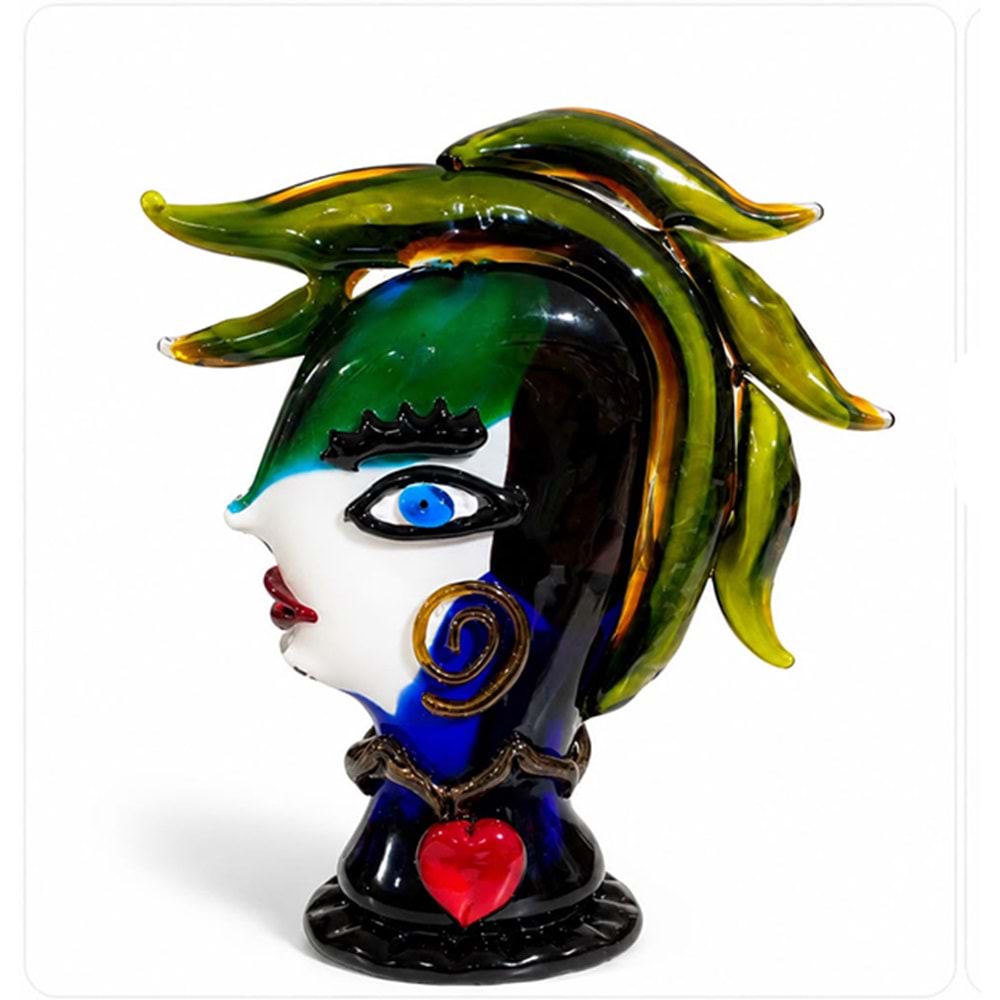 El Yapımı Murano Cam Sanat Objesi Alk5918